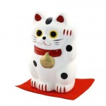 Lucky Cat (M) White