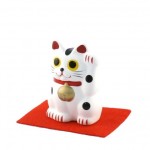 Lucky Cat (S) White