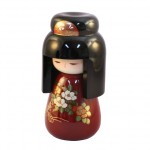 Urushi-Kokeshi Hatsukoi Red