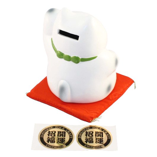 Lucky Cat with Seven Fortune Gods Money Box