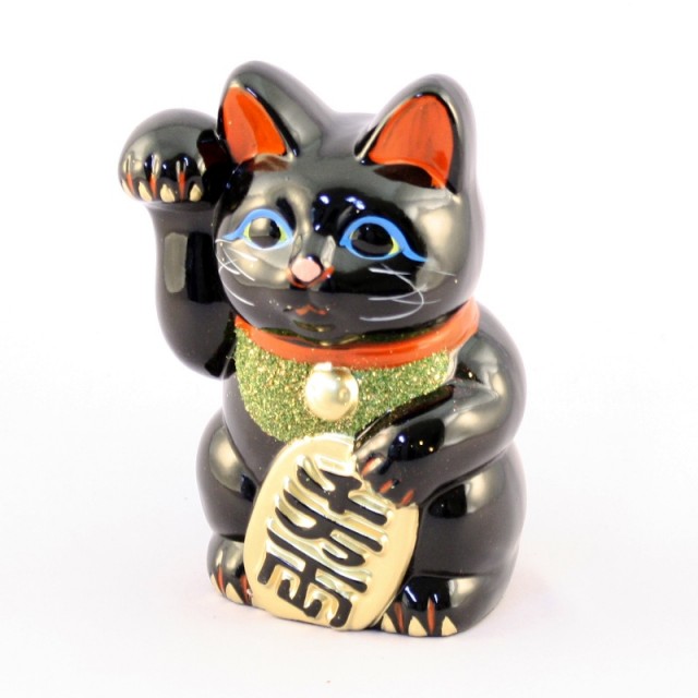 Lucky Cat Black Right Hand No.6