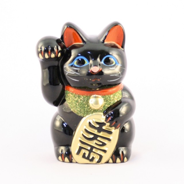 Lucky Cat Black Right Hand No.6