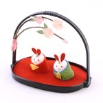 Rabbit Hina on the Basket
