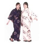 Yukata for Ladies "Crane" (M)