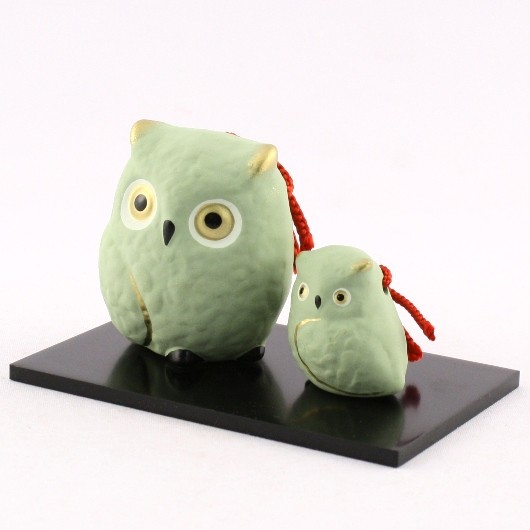 Owl Bell  Parent and child (green) sample1