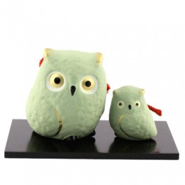 Owl Bell  Parent and child (green) sample2