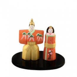 Standing hina doll oreange sample2