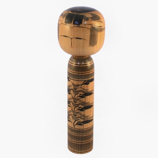 Furugata kokeshi Syaku 1 black sample1