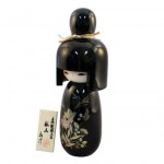 Urushi Kokeshi Momoyama Black