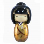Magnet Kokeshi Gold