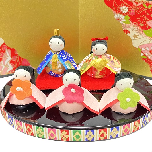 和紙 2段飾りびな・雛人形 / 京都の人形・こけし・和雑貨通販│木村桜士堂