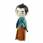 Kimono-Kokeshi Samurai