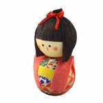 和紙　起き上がり人形　童女