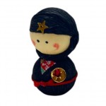 和紙　起き上がり　忍者　黒