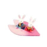 Rabbits on the petal
