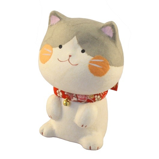 Tarafuku Cat 13cm Gray Spotted sample1