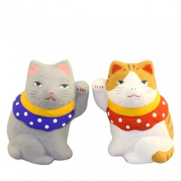 おめかし猫（茶白）　サンプル2