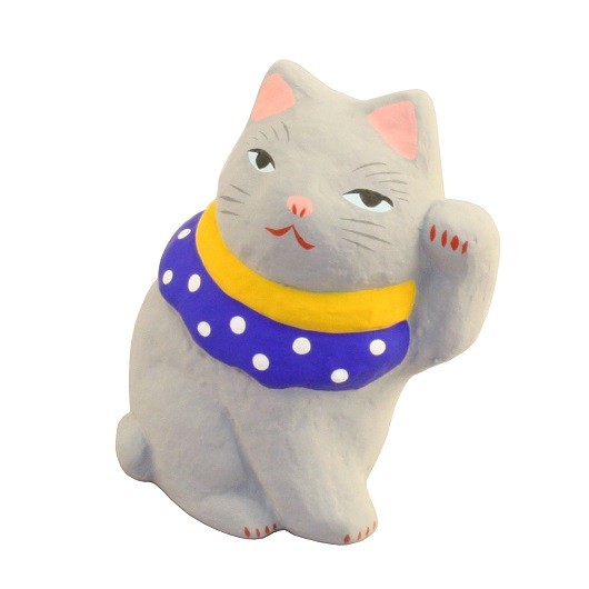 おめかし猫（グレー）　サンプル1