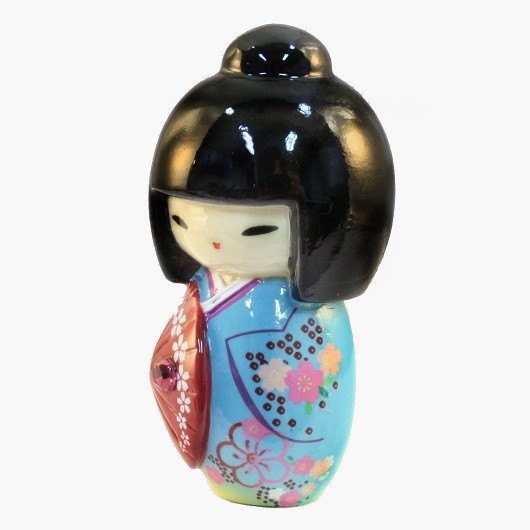 Kokeshi Doll Kasa Blue sample1