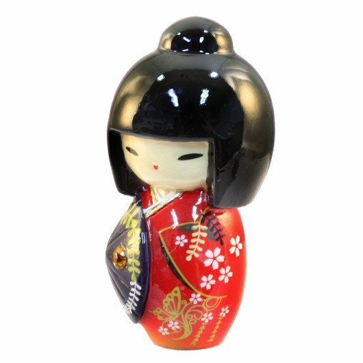 Kokeshi Doll Kasa Red sample1