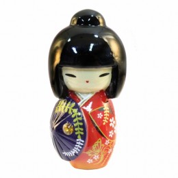 Kokeshi Doll Kasa Red sample2