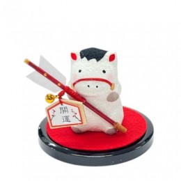 干支　ちりめん福午（破魔矢）　サンプル1