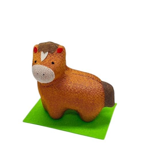 干支 ちりめん 仔馬 サンプル1