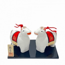 干支　土鈴　あ・うん　午