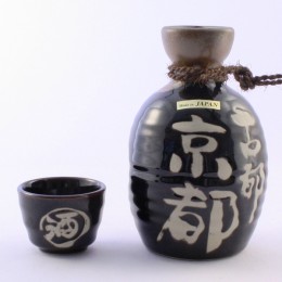 酒器セット　黒丸京都