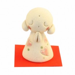 幸せじぞう　ハート　眠り　ピンク　サンプル1