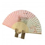 Folding Fan Sakura Pink