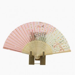 Folding Fan Sakura Pink sample2